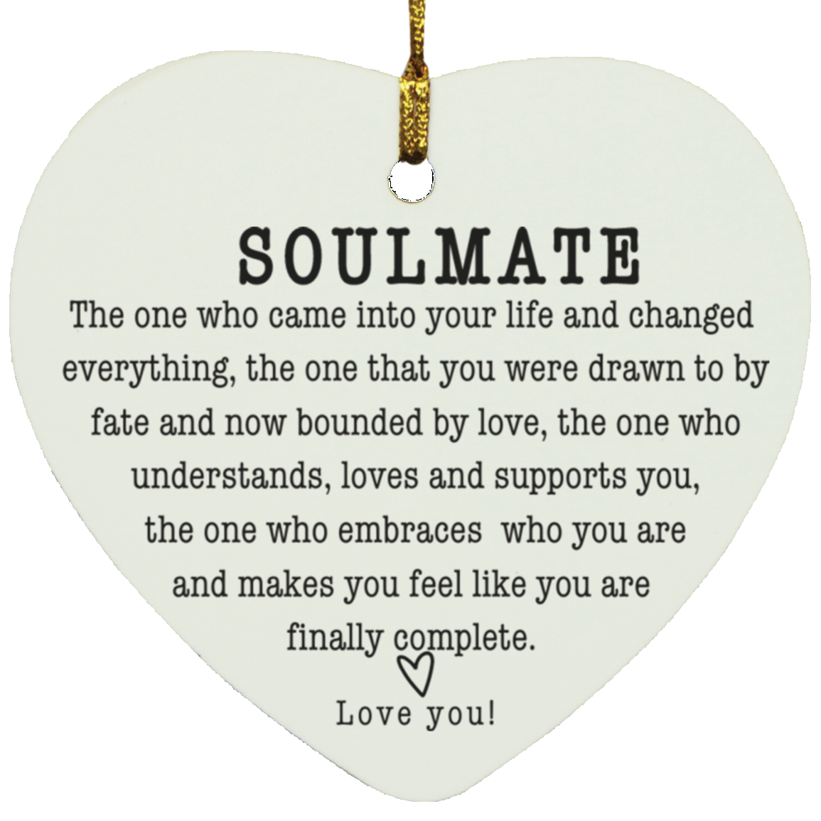 Soulmate Heart Ornament